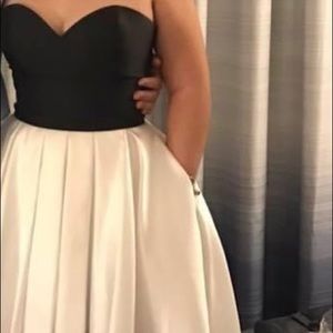 High, Low Sweetheart Prom Dress